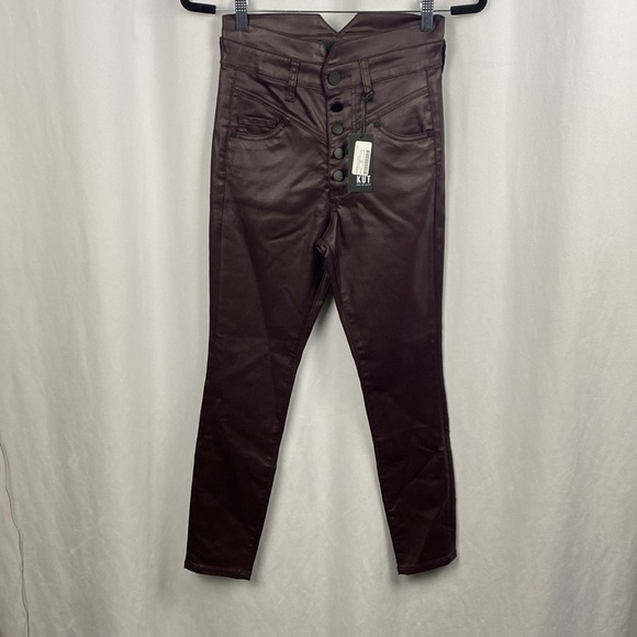 Kut From the Kloth Connie High Rise Double Waistband Jeans Acai Wash - Size 2 - Picture 3 of 15